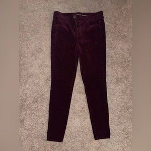 American Eagle Burgundy jeans. Size 10. Next level stretch